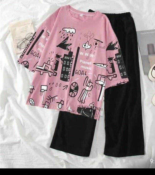 Pink Planet PJ Set STYLE GROOVE