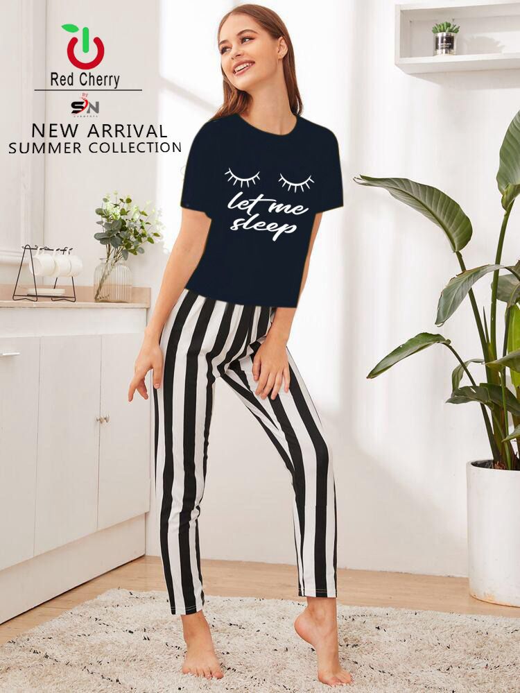 Printed design night suit premium fabric for girls and woman STYLE GROOVE