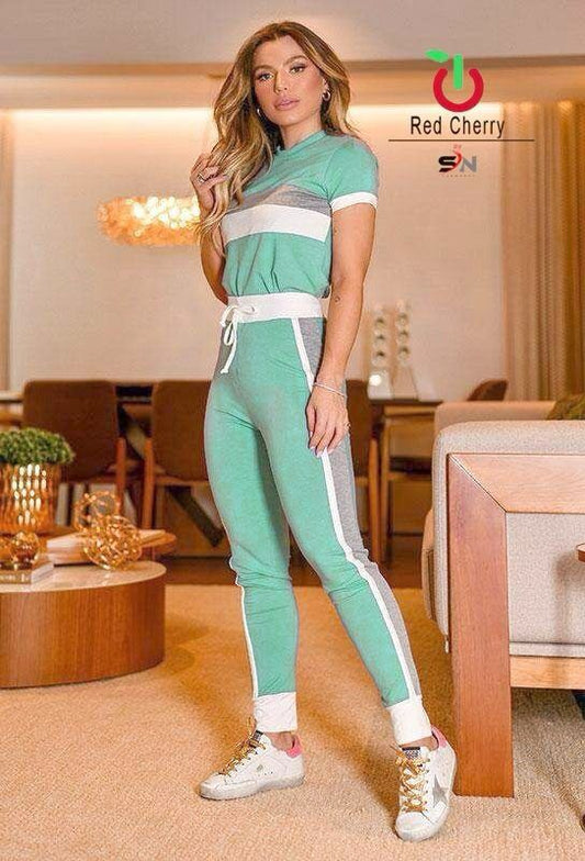 Sea Green Tracksuit Set